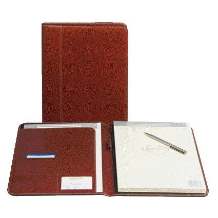 Brepols - Dossier d'écriture A5 avec bloc-notes marron