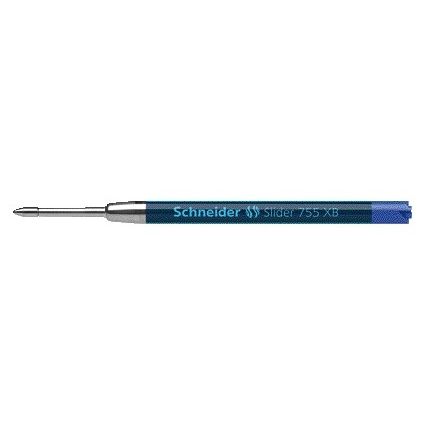 Schneider - Balpenvulling 755 slider jumbo xb blauw | 10 stuks