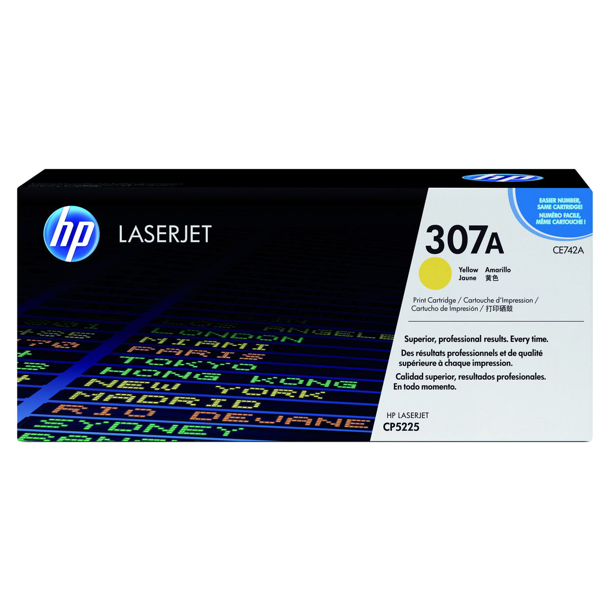 HP - 307A originele gele LaserJet tonercartridge