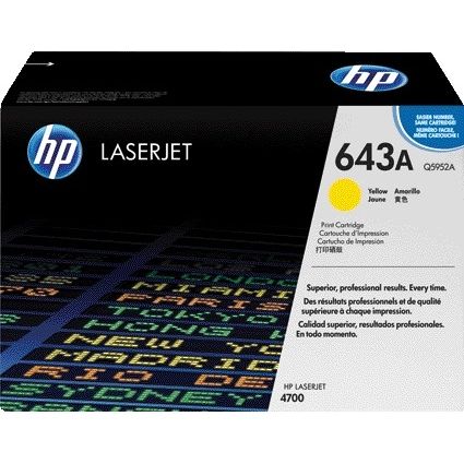 HP - Cartouche toner q5952a 643a jaune