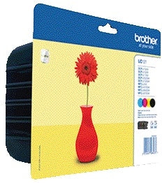 Brother - LC121VALBP inktcartridge 4 stuk(s) Origineel Zwart, Cyaan, Magenta, Geel