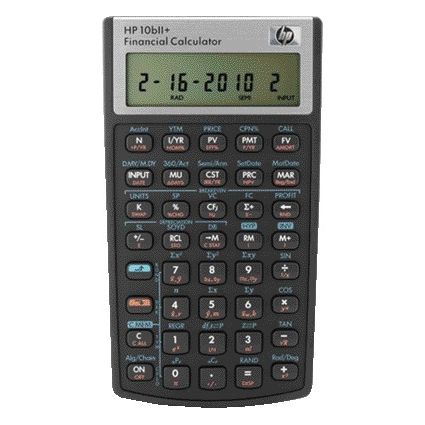 HP - 10bII calculator Pocket Financiële rekenmachine Zwart, Wit
