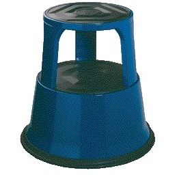 Desq - Sgabello 420 mm blu metallo