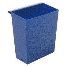 Vepa Bins - Inserto per cestino quadrato blu