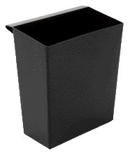 Vepa Bins - Insert pour corbeille à papier carrée noir