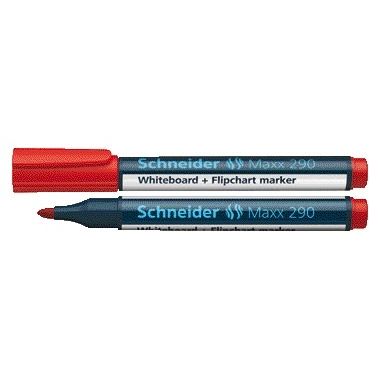 Schneider - Whiteboard marker Maxx 290 round 2-3mm red | 10 pieces