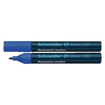 Schneider - Filzstift Maxx 230 rund 1-3mm blau | 10 Stück