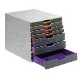 Durable - Ladenbox Varicolor 7 laden grijs