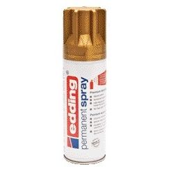 Edding - Bomboletta spray 5200 spray permanente opaco oro ricco
