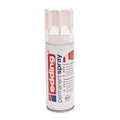 Edding - Bombe de peinture 5200 spray permanent blanc signalisation brillant | 6 pièces
