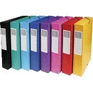 Exacompta - Elastobox A4 60mm 600gr assorted | 8 pieces