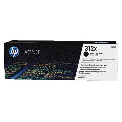 HP - Cartucho de tóner cf380x 312x negro
