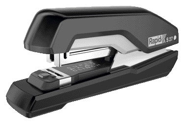 Rapid - Grapadora de escritorio Supreme media tira S27 30 hojas negro | 6 piezas