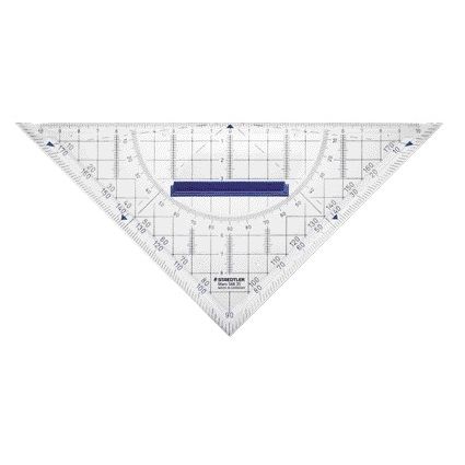 Staedtler - Geodriehoek 568 220mm transparant