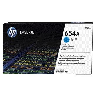 HP - Cartouche toner cf331a 654a bleu