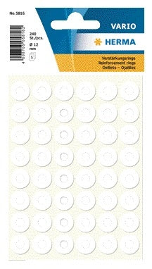 HERMA - Versterkingsringen 5816 12mm 240st | 10 stuks