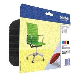 Brother - Cartuccia d'inchiostro LC-229XLVALBP nero + 3 colori