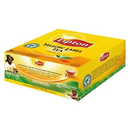 Lipton Tea Company - Tea yellow label with envelope 100x1.5gr