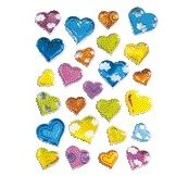 HERMA - Label 5217 heart stone fur | 10 pieces