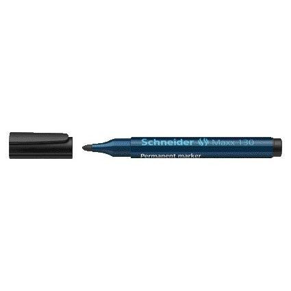 Schneider - Rotulador Maxx 130 redondo 1-3mm negro | 10 piezas