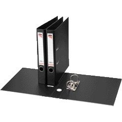 Quantore - Ordner A4 50mm PP noir | 10 pièces
