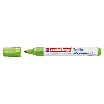 Edding - Textielmarker 4500 rond 2-3mm lichtgroen | 10 stuks