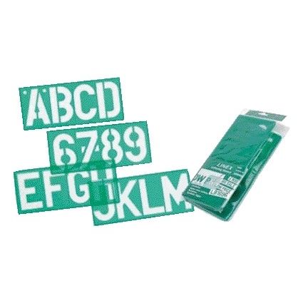 Linex - Modello di lettera maiuscola/lettere/numeri 100mm