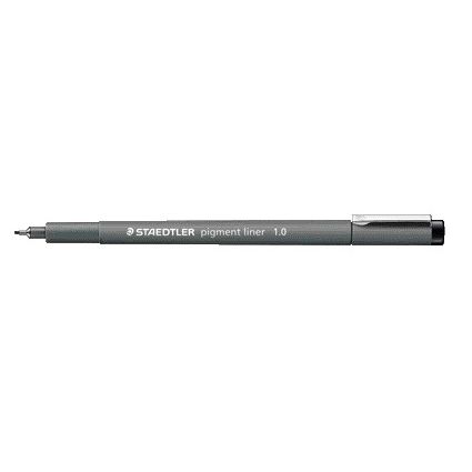 Staedtler - Fineliner pigment 308 1.0mm zwart