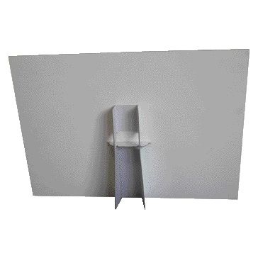Büro - Schaumstoffplattenträger A3 178X190mm weiß | 10 Stück