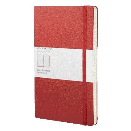 Moleskine - Notebook grande linea 130x210mm copertina rigida rosso