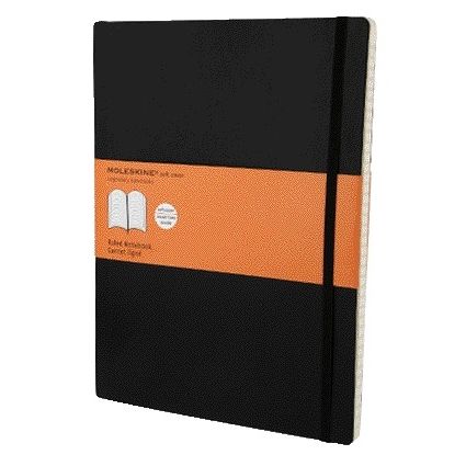 Moleskine - Notitieboek XL 190x250mm lijn soft cover zwart