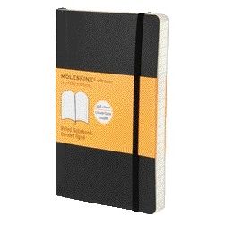 Moleskine - Notitieboek pocket 90x140mm lijn soft cover zwart