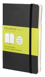 Moleskine - Notebook pocket 90x140mm blank soft cover black