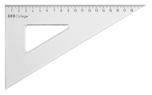 Aristo - Triangle 23620 200mm 30/60 degrés transparent