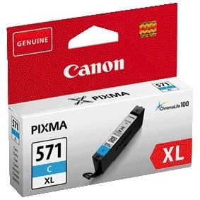 Canon - Cartucho de tinta CLI-571XL azul