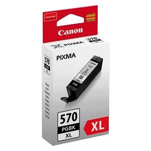 Canon - PGI-570PGBK XL inktcartridge 1 stuk(s) Origineel Hoog (XL) rendement Zwart