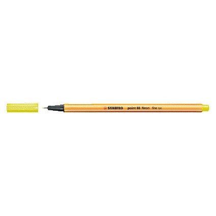 Stabilo - Fineliner point 88/024 fino amarillo neón