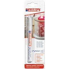 Edding - Paintmarker 751 op oliebasis 1-2mm wit blister à 1 stuk