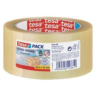 Tesa - Verpackungspaket® Ultra Strong 66mx50mm transparent | 36 Stück