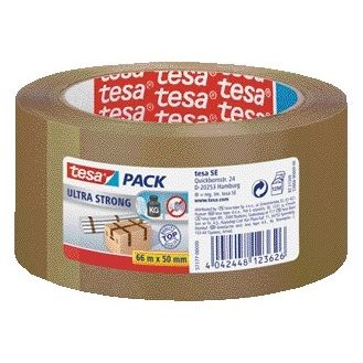 Tesa - Pack d'emballage® Ultra Strong 66mx50mm marron | 6 pièces