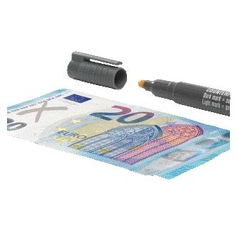 Safescan - Penna per rilevamento denaro falso 30 grigio | 10 pezzi