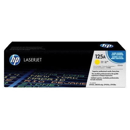 HP - Cartucho de tóner cb542a 125a amarillo