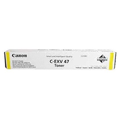 Canon - C-EXV 47 tonercartridge 1 stuk(s) Origineel Geel
