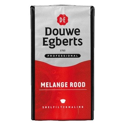 Douwe Egberts - Koffie snelfiltermaling Melange Rood 500gr