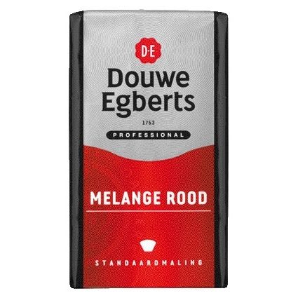 Douwe Egberts - Koffie snelfiltermaling Melange Rood 250gr
