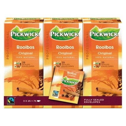 Pickwick - Tè Fair Trade rooibos 25x1,5gr