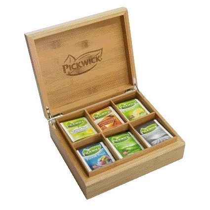 Pickwick - theekist bamboe 6vaks fairtrade