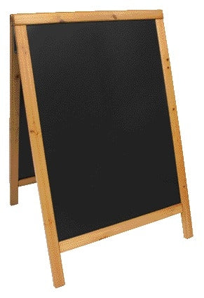 Securit - Señal de pavimento 550x850x30mm madera de teca