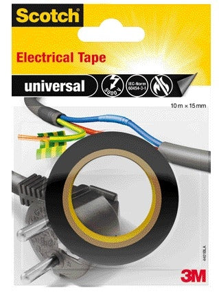 Scotch - Adhesive tape insulation 15mmx10m black