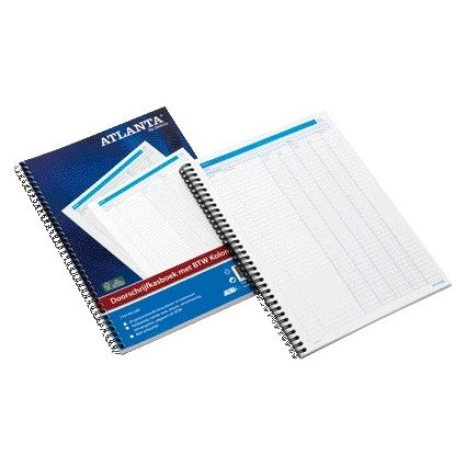 Atlanta - Doorschrijfkasboek Djois met kopie (carbon) A4 4 geldkolomme..
